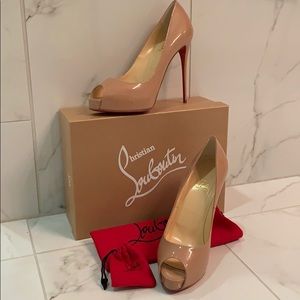Christian Louboutin nude heels